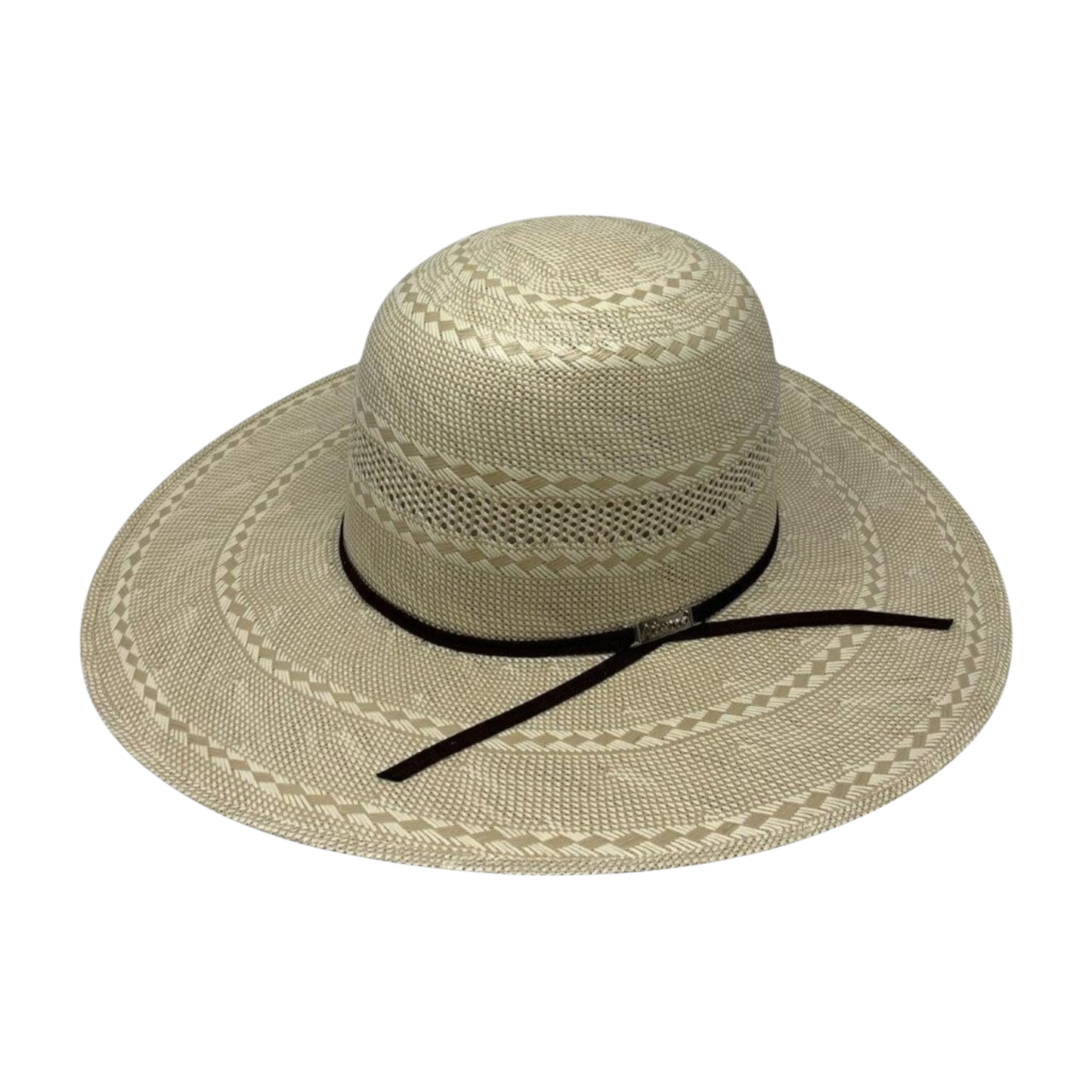 ATWOOD PATRIOT OPEN CROWN SHANTUNG STRAW