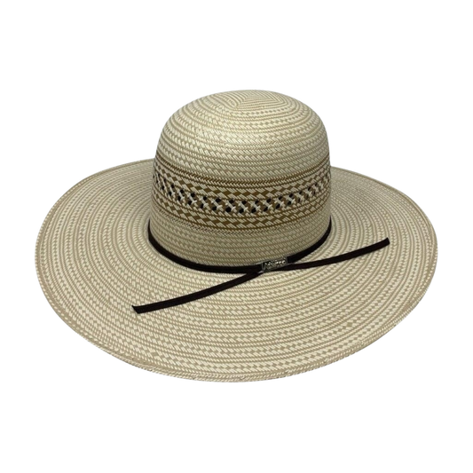 ATWOOD DALHART OPEN CROWN SHANTUNG STRAW HAT