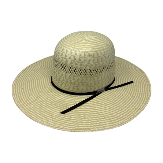 ATWOOD HONKY TONK OPEN CROWN SHANTUNG STRAW HAT