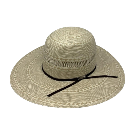 ATWOOD PATRIOT OPEN CROWN SHANTUNG STRAW