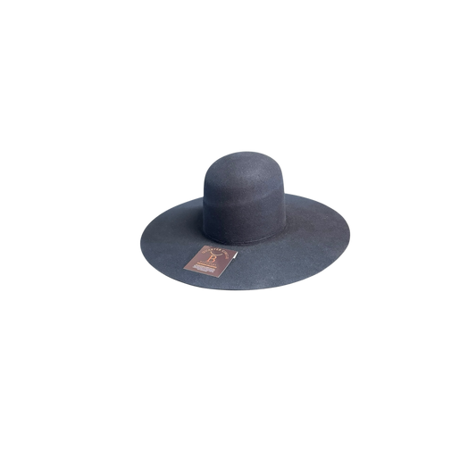 QCB Open Crown 50/50 Beaver Blend Felt Hat Black